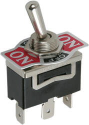 Handy Karos kapcsoló 1áramkör, 10A, 250V, ON-OFF-ON előlappal 09053 (09053)