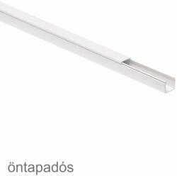 Elettrocanali EC MC1515B ADH Öntapadós műanyag kábelcsatorna 15x15mm (EC MC1515B ADH)