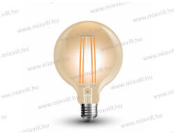 V-TAC SKU-7147 COG LED izzó E27 G95 RETRO Amber Cover 7W 2200K 700lm 300° világítási szög (7147)