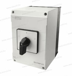 OMU system MX-4100P-CO 4 pólusú tokozott ipari kézi átkapcsoló 1-0-2 4x100A IP65 (MX-4100P-CO)