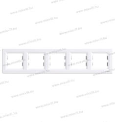 Schneider Electric Schneider SE EPH5800521 ASFORA Ötös keret, vízszintes, fehér (EPH5800521)