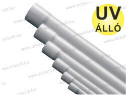 Elettrocanali EC TG1220B MŰ-II 20 merevfalú UV álló cső tágított véggel 3m