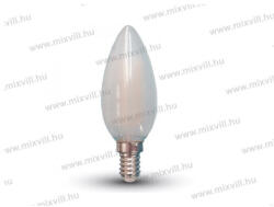 V-TAC SKU-4475 COG LED lámpa E14 gyertya 4W 4000K semleges fehér 400lm V-TAC (4475)