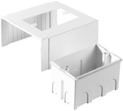 Elettrocanali EC KIT 100B 3 modulos szerelvénydoboz kábelcsatornába fedéllel CP10060 Modul kapcsolókhoz Elettrocanali (EC KIT 100B)