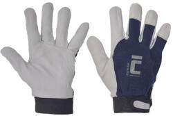 Extol 84516 kesztyű, kecskebőr, PELICAN Blue kombinált kesztyű, 10 (84516)