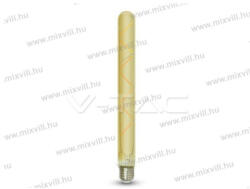 V-TAC SKU-7144 COG LED lámpa E27 T30-300 Amber Cover 7W 2200K 700lm (7144)