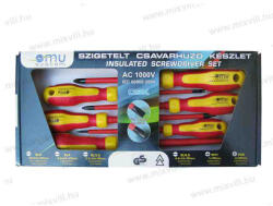 OMU System CSK "slim" süllyesztett csavarhúzó készlet 1000V szigetelt kivitel (CSK)