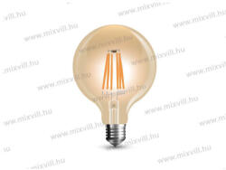 V-TAC SKU-7155 COG LED izzó lámpa E27 G125 8W 2200K 700lm dimmelhető IP20 300° (7155)