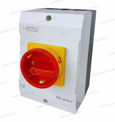 OMU system MX-463PY 4 pólusú 63A tokozott ipari ki-be kapcsoló 4x63A IP65 lakatolható (MX-463PY)