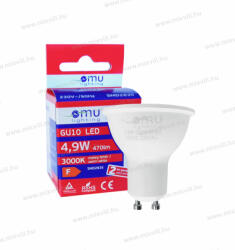 OMU Lighting LB LED izzó GU10 spot 4, 9W 470lm 3000K meleg fehér 2 év garancia LBGU104.94703000 (LBGU104.94703000)