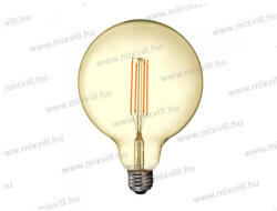 V-TAC SKU-7456 Led izzó Globe G125 COG 12, 5W E27 1240lm 330° 2200K A+ (7456)