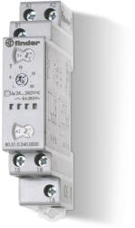 Finder 80.51. 0.240 multi időrelé 1 morse 24-230V AC/DC 8A (80.51.0.240)