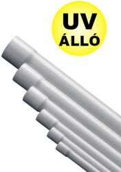 Elettrocanali EC TG1250B MŰ-II 50 merevfalú UV álló cső tágított véggel 3m