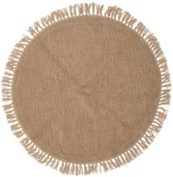 Bloomingville Barna Kör Alakú Gyapjú Szőnyeg 110 cm