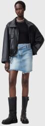 AllSaints farmer szoknya AKI CROSSOVER mini, egyenes, W006RC - kék 36