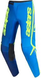 Alpinestars Pantaloni motocross Alpinestars Fluid Apex albastru-galben fluo (AIM171-0313)