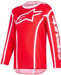 Alpinestars Tricou motocross Alpinestars Fluid Apex pentru copii roșu-alb (AIM173-0084)