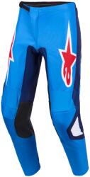Alpinestars Pantaloni motocross Alpinestars Fluid Grid albastru-roșu-alb (AIM171-0309)