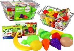 LeanToys Bevásárlókosár Zöldségek Gyümölcsök Élelmiszerek Fém (17722) (17722)
