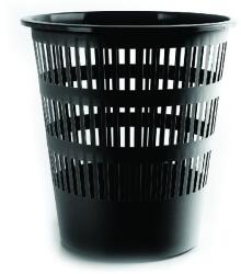 DONAU Papírkosár műanyag DONAU 12L fekete (UD307-01) - tonerpiac