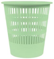 DONAU Papírkosár műanyag DONAU Life 12L pasztell zöld (UD307-06) - tonerpiac