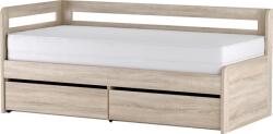 TEMPO KONDELA Pat extensibil, 90/179x200, stejar sonoma, REA HOPPIP