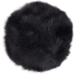 House Nordic Fekete Báránybőr Ülőpárna 2 db