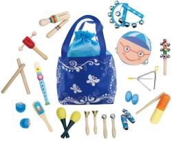 ECOTOYS 16 db-os hangszer készlet tárolózsákkal, színes (MK0700401)