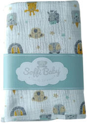 Soffi Baby Baby takaró muszlin dupla szafaris 70x90cm - babycenter-online
