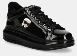 KARL LAGERFELD bőr sportcipő KAPRI - fekete Női 37 - answear - 51 990 Ft