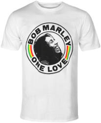 Low frequency Мъжка тениска Bob Marley - One Love Circle - White - LOW FREQUENCY - BMA25004TS