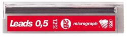 ICO Grafitbél, 2B, 0, 5mm, ICO "Micrograph", 12szál/tubus (7110030002) - mystock