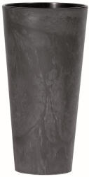 Prosperplast TUBUS SLIM BETON EFFECT kaspó antracit 30 cm (611160)