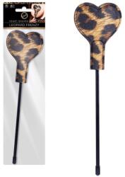  Leopárd mintás paskoló - Leopard Frenzy Heart Shaped Paddle
