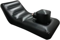  Szexgép felfújható ággyal fekete Dark magic inflatable bed