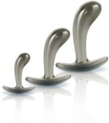 Black axinite 3 in 1 anal plug kit set i