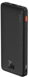 Baseus Airpow 20W gyorstöltős külső akkumulátor 10000mAh fekete 6932172626884