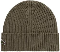 Lacoste Czapka zimowa Lacoste Unisex Ribbed Wool - khaki green (RB0001-00-E9F)
