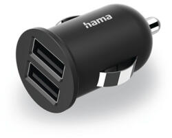 Hama 00223351 autós töltő usb, dupla, mini 2400ma (00223351)