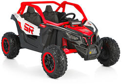 Typhoon óriás buggy 2 személyes elektromosautó , 4 motoros, 24 volt 7Ah , PIROS