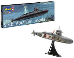 Revell S. S. B. Abraham Lincoln with Interior (05185) 1: 253 makett tengeralattjáró (05185)