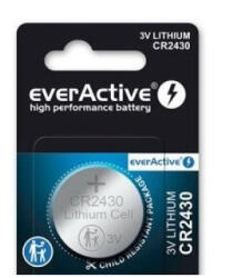 everActive CR2430 3V Lithium gombelem (everActive-CR2430-5BP)