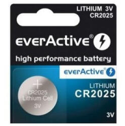 everActive CR2025 3V Lithium gombelem (everActive-CR2025-5BP)