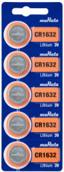 Murata muRata (Sony) CR1632 3V Lithium gombelem (muRata-Sony-CR1632-5BP)
