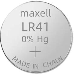 Maxell LR41 192/AG3/L736 1, 5V Alkaline gombelem (Maxell-LR41-10BP)