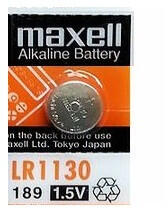 Maxell LR1130 189/LR54/AG10 1, 5V Alkaline gombelem (Maxell-LR1130-10BP)