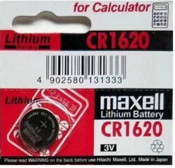 Maxell CR1620 3V Lithium gombelem (Maxell-CR1620-5BP)