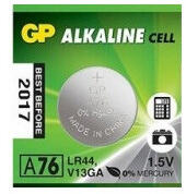 GP Batteries A76 AG13/V13GA/LR44/LR1154/B1376 1, 5V Alkaline gombelem (GP-A76-10BP)