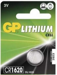 GP Batteries CR1620 B1570 3V Lithium gombelem (GP-CR1620-5BP)
