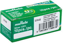 Murata muRata (Sony) 393 SR48 1, 55V Ezüst Oxid óraelem (muRata-Sony-393)